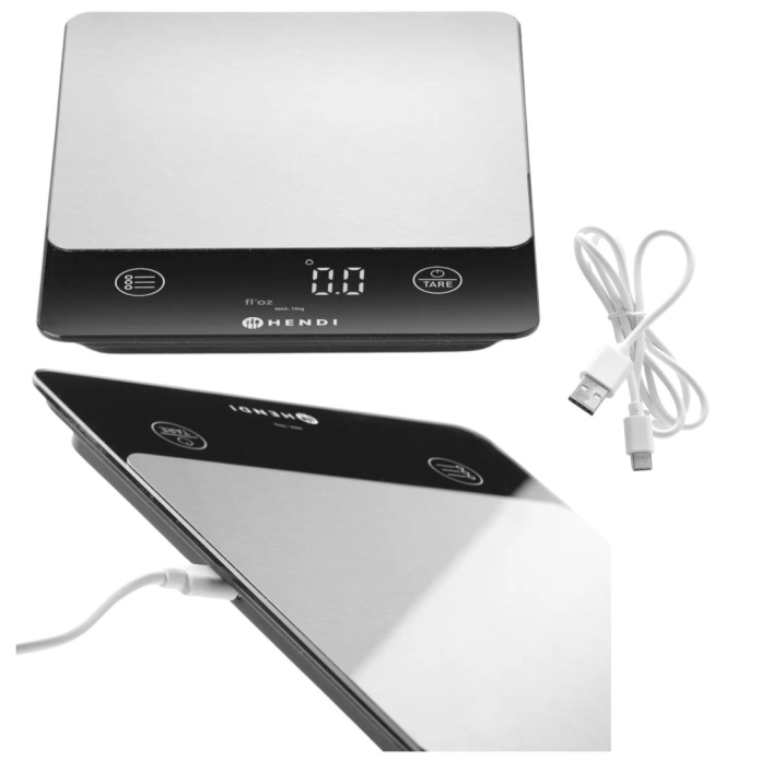 Tania waga kuchenna na USB Hendi 580028